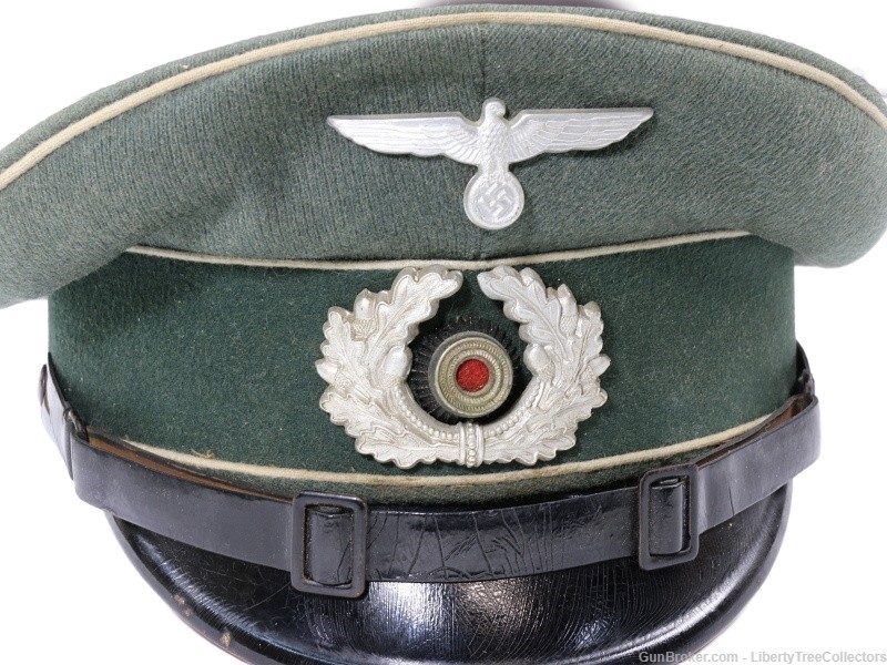 German WW2 ORIGINAL EM/NCO Visor Cap-img-3