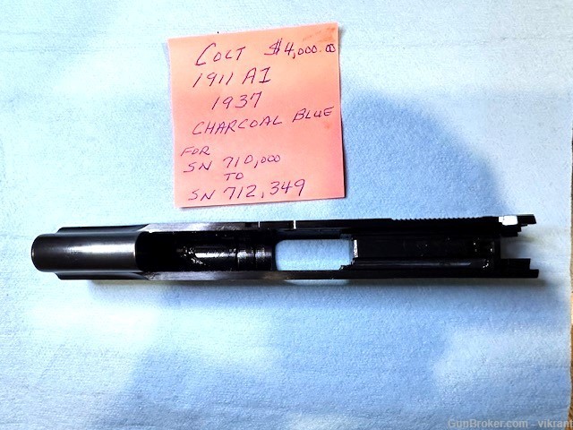 Colt 1911-A1 Slide Charcoal Blue -img-4