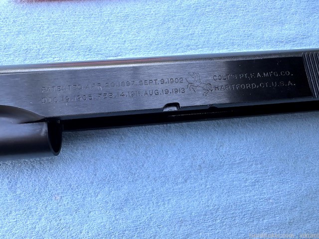 Colt 1911-A1 Slide Charcoal Blue -img-2