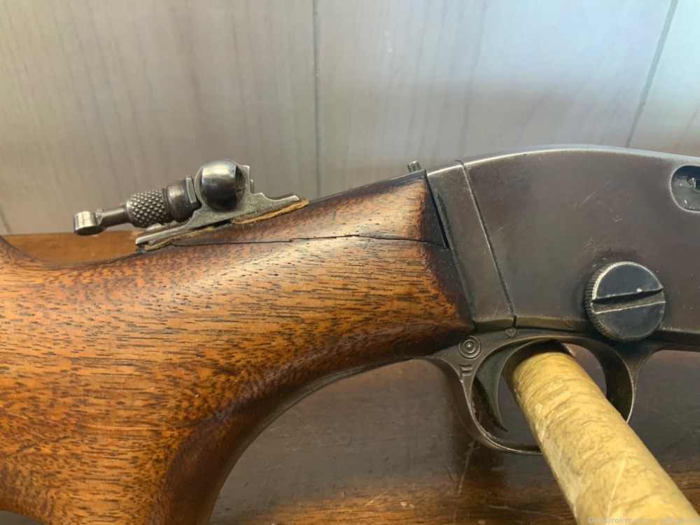 As Is Savage Model 25 24” 22 LR Cracked Stock C&R No Reserve-img-3
