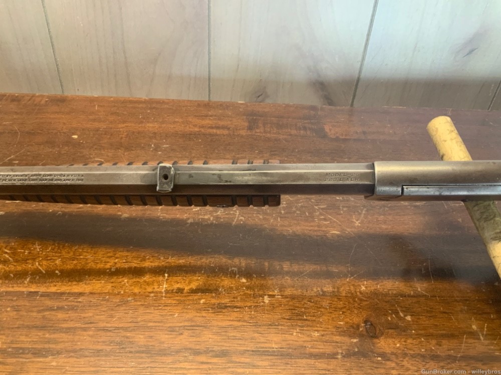 As Is Savage Model 25 24” 22 LR Cracked Stock C&R No Reserve-img-16