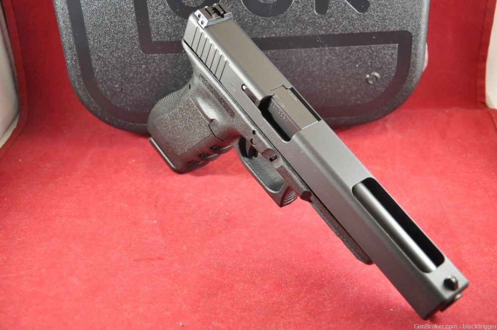 Glock PI1630103 G17L Gen3 9mm 6.0" 17+1 Black Adjustable Sights-img-2