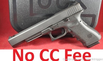 Glock PI1630103 G17L Gen3 9mm 6.0" 17+1 Black Adjustable Sights-img-0