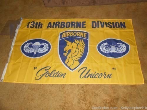  13th Airborne Division 3x5 Flag  -  Irregular-img-0
