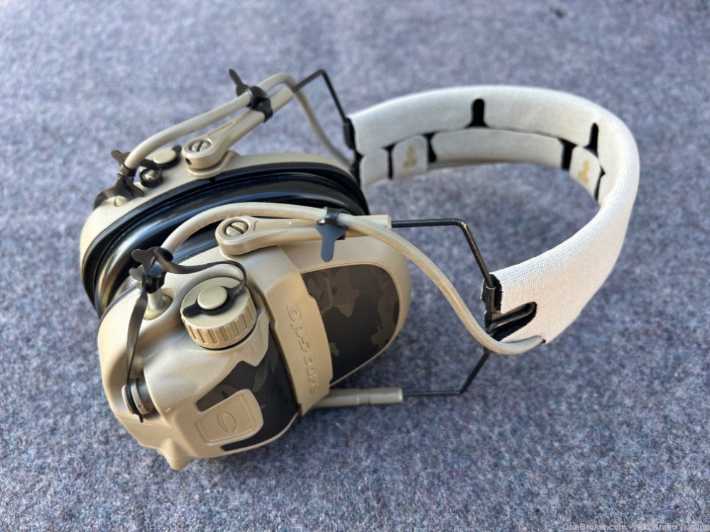 OPS-CORE AMP Communication Headset - Connectorized NFMI Enabled Tan 499 MCB-img-0
