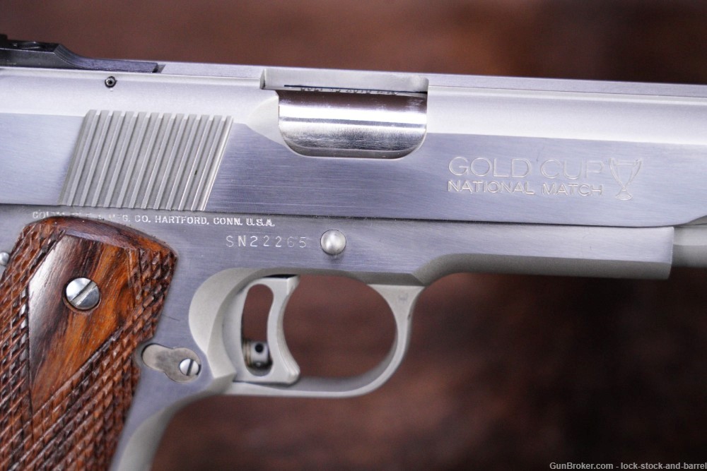 Colt Gold Cup National Match Ultimate Bright Stainless .45 ACP 1911, 1989-img-8