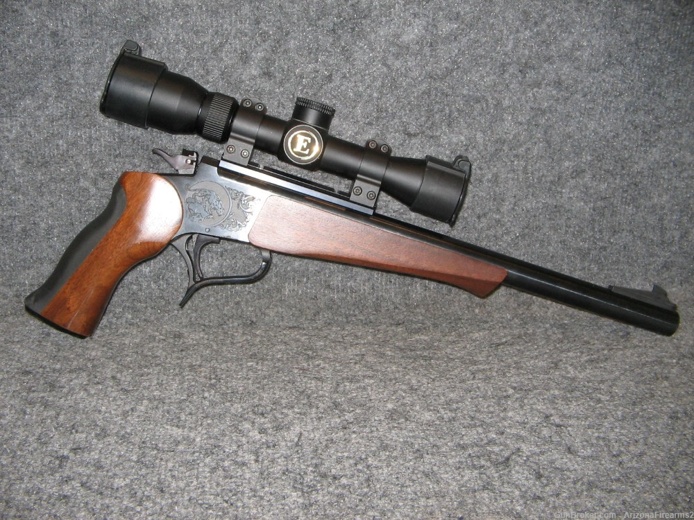 Thompson Center Contender pistol in .204RUGER w/ Nikon 2.5-8x28 scope-img-0