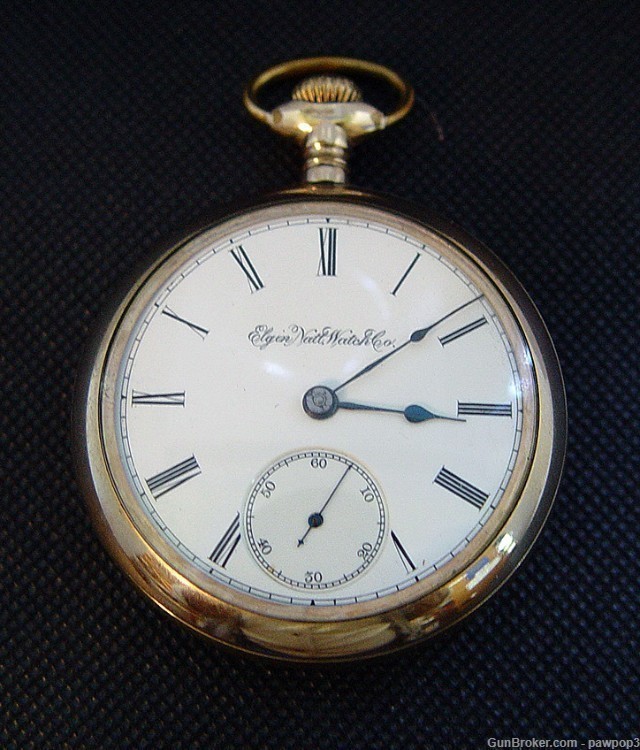 Elgin 73 Grade, Mod. 5 18s, 7J Pendant Set Class 11 Pocket Watch Circa 1894-img-1