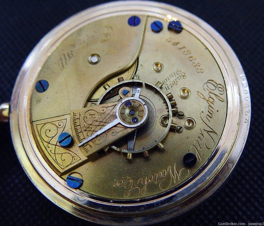 Elgin 73 Grade, Mod. 5 18s, 7J Pendant Set Class 11 Pocket Watch Circa 1894-img-2