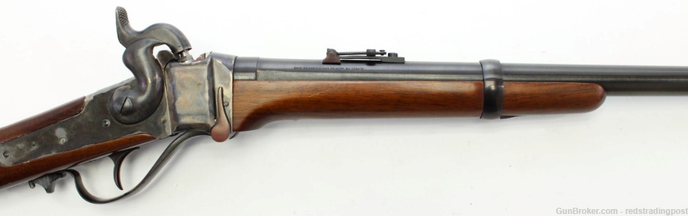 IAB Italy 1863 Sharps Military Carbine 22" Barrel 54 Cal Black Powder Rifle-img-2