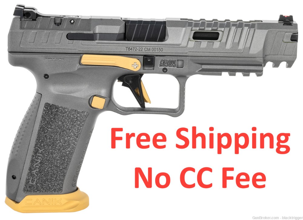 Canik HG6610TN SFx Rival 9mm 5" 18+1 Overall Rival Gray Finish Ported OR -img-0