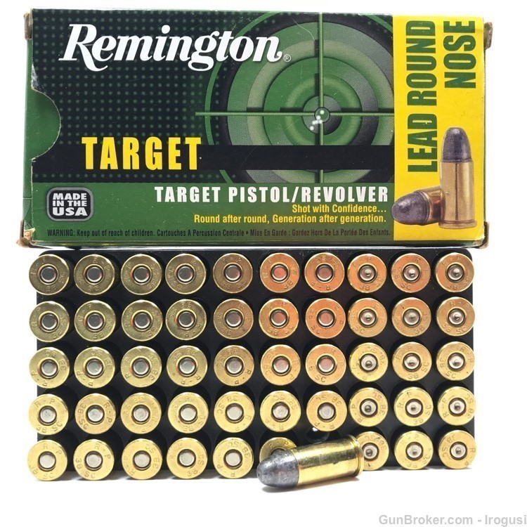 Remington .38 Short Colt 125 Gr Lead RN Target 35 Rounds + 15 Brass 1050-OP-img-0