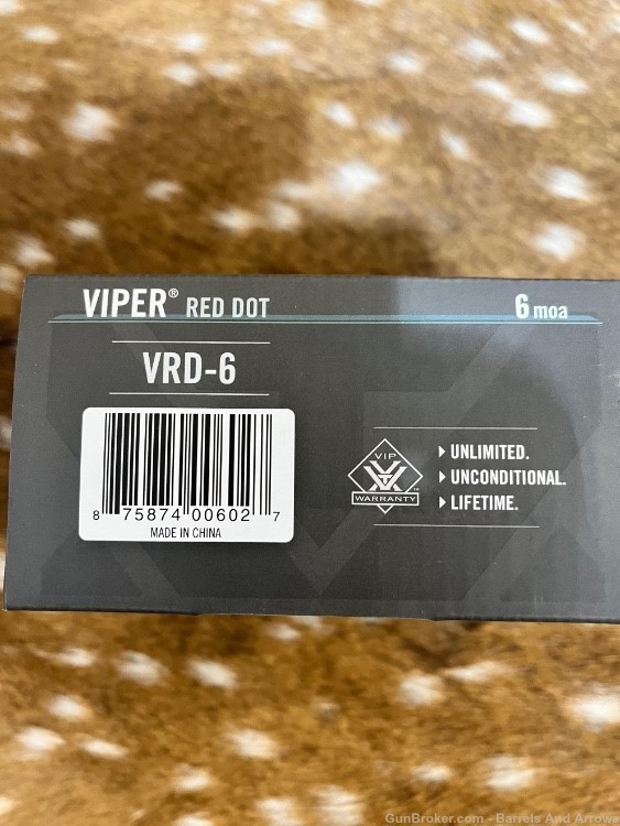 Vortex Viper 6 MOA Red Dot Great for Optics Ready Pistols Forever Warranty -img-2