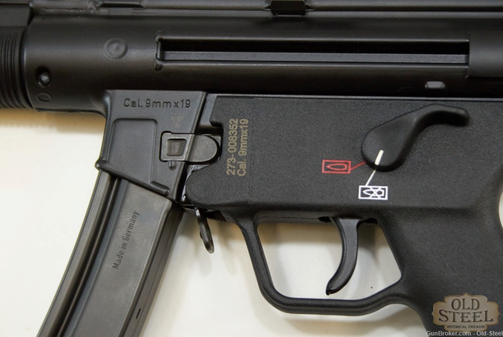 German HK SP5K-PDW 9mm Pistol W/ RMR, Pistol, Brace, Sling, and Case MP5K-img-29