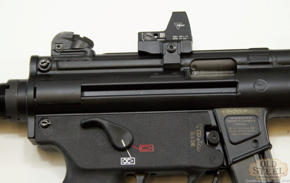 German HK SP5K-PDW 9mm Pistol W/ RMR, Pistol, Brace, Sling, and Case MP5K-img-17