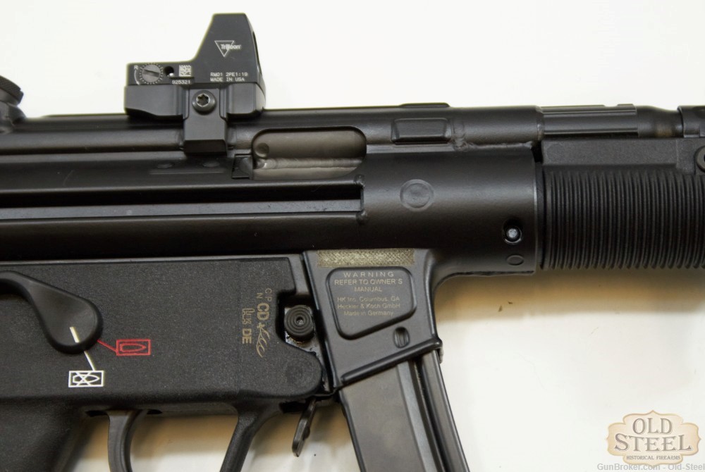 German HK SP5K-PDW 9mm Pistol W/ RMR, Pistol, Brace, Sling, and Case MP5K-img-19