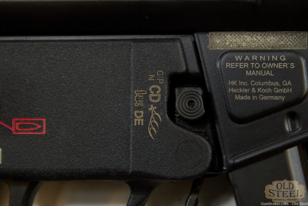 German HK SP5K-PDW 9mm Pistol W/ RMR, Pistol, Brace, Sling, and Case MP5K-img-41
