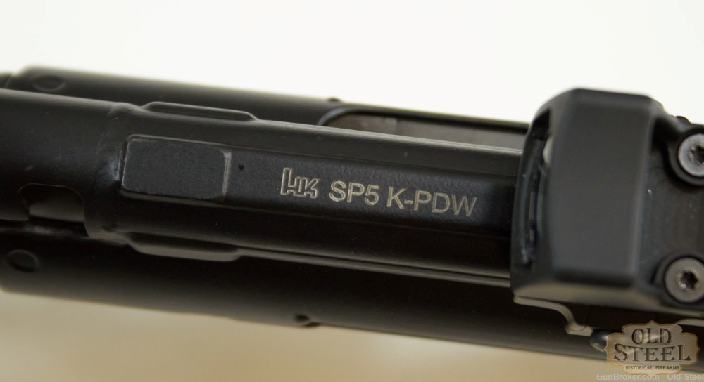 German HK SP5K-PDW 9mm Pistol W/ RMR, Pistol, Brace, Sling, and Case MP5K-img-43