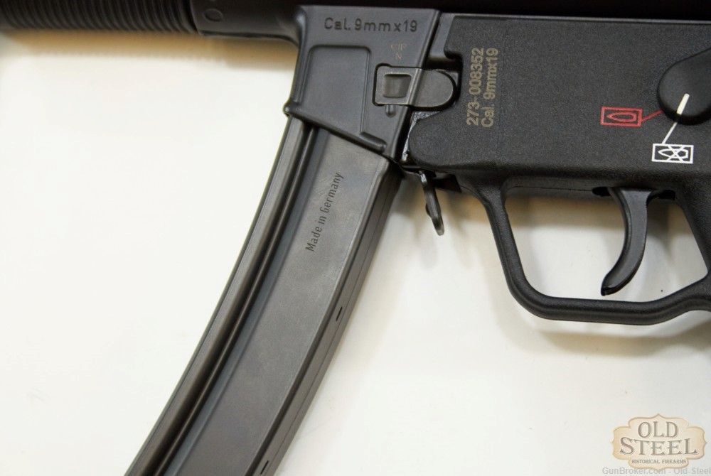 German HK SP5K-PDW 9mm Pistol W/ RMR, Pistol, Brace, Sling, and Case MP5K-img-30