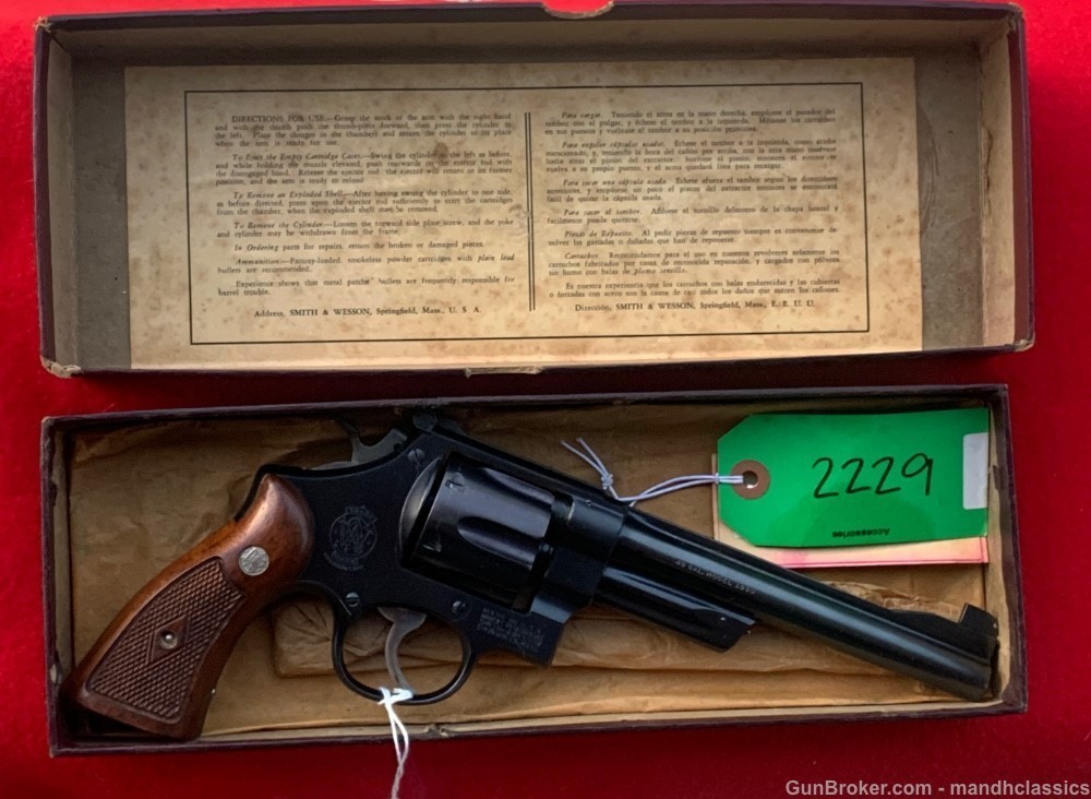 Nice LNIB Smith & Wesson (S&W) 1950 Target, 6.5", blued, 45 ACP-img-2