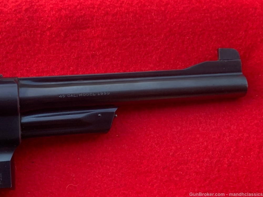 Nice LNIB Smith & Wesson (S&W) 1950 Target, 6.5", blued, 45 ACP-img-9