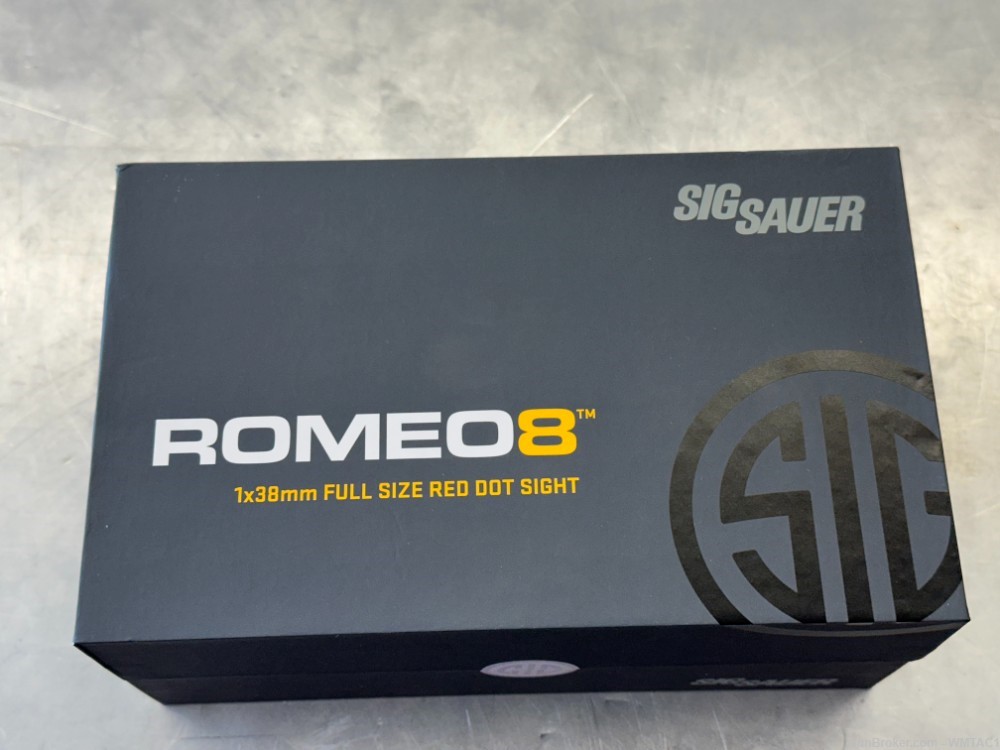 Sig Sauer Romeo8T Black 1x38mm 2 MOA Red Ballistic -img-0