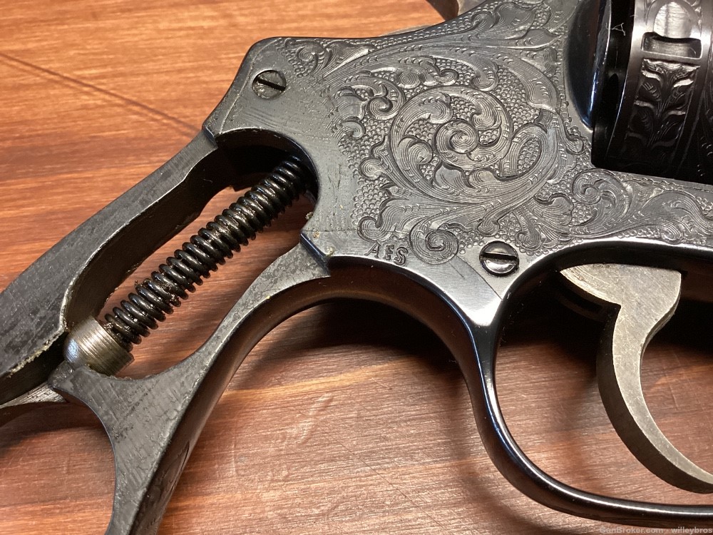 1976 Custom Engraved Smith and Wesson 36 .38 Spl 3” w/ Box Matching Grips-img-29