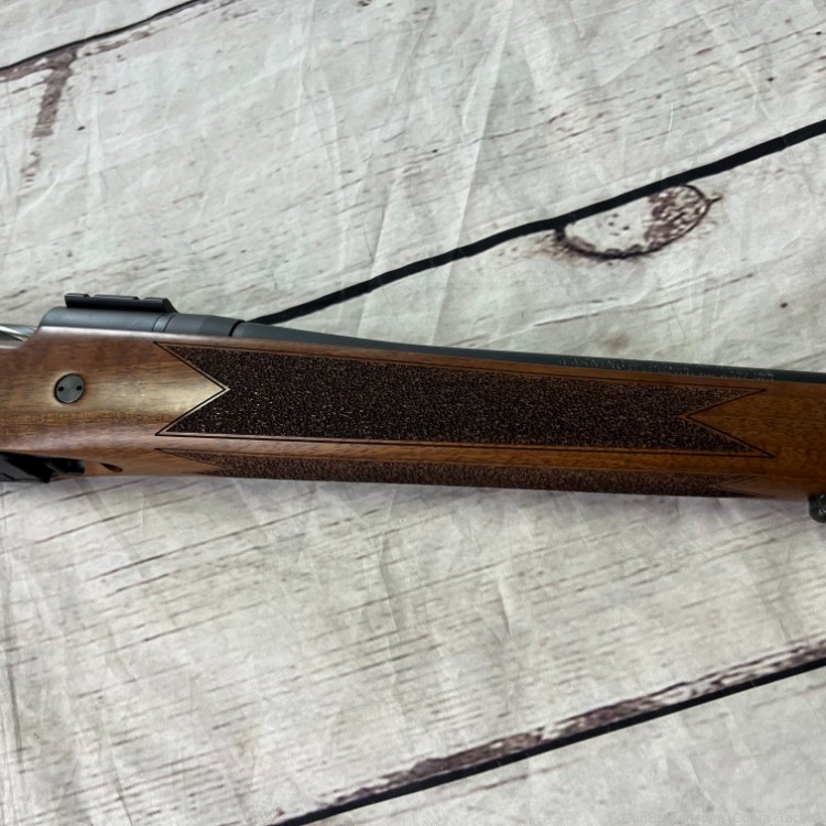 Used Mossberg Patriot .243 Win 22" barrel Wood stock Optic Ready Fluted-img-2