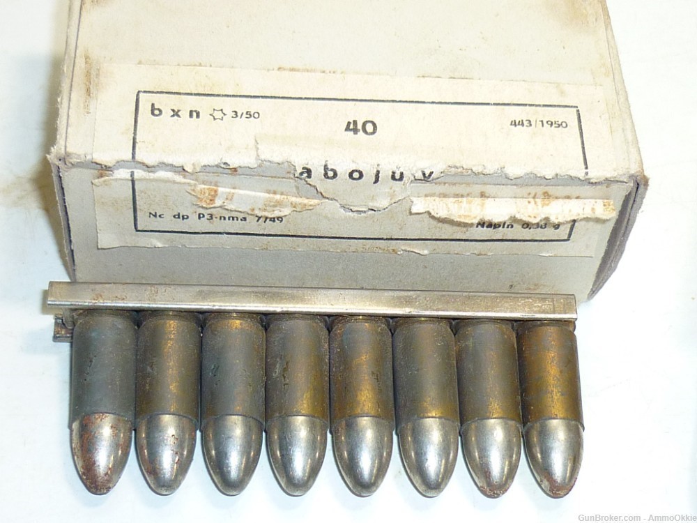 8rd 9x19 CZECH STEEL CORE 9mm Type 23 Bullet 1950s AP-img-17