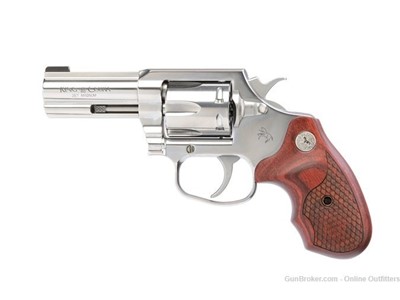 Colt King Cobra 357 Mag 3" 6rd Stainless SA/DA Revolver KCOBRA-SB3BB-TLS