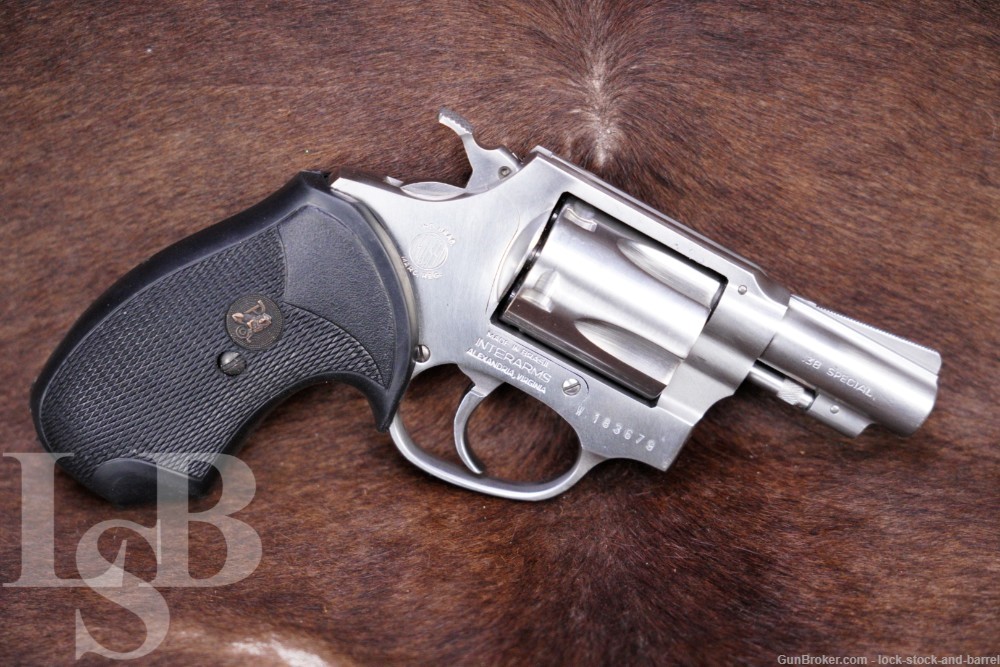 Rossi Model M885 .38 Spl Stainless 5 Shot Snub Nose 2 1/8" Revolver -img-0