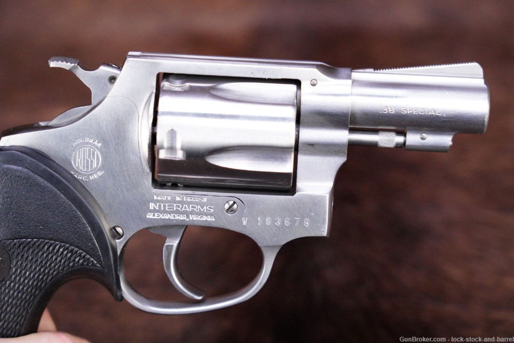 Rossi Model M885 .38 Spl Stainless 5 Shot Snub Nose 2 1/8" Revolver -img-7