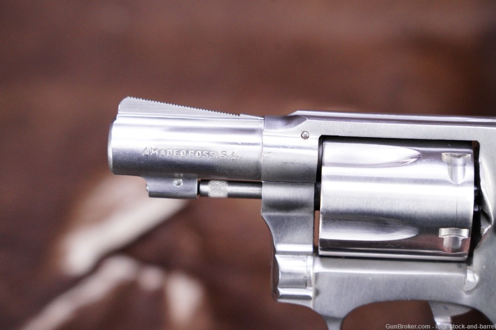 Rossi Model M885 .38 Spl Stainless 5 Shot Snub Nose 2 1/8" Revolver -img-8