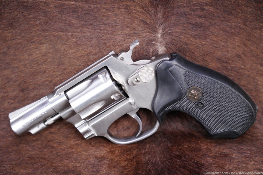 Rossi Model M885 .38 Spl Stainless 5 Shot Snub Nose 2 1/8" Revolver -img-3