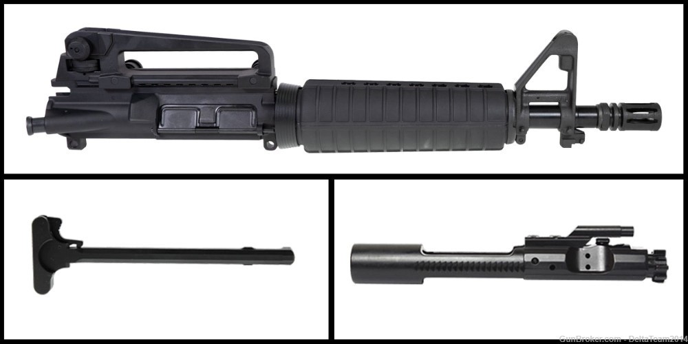 AR15 5.56 NATO Pistol Complete Upper - Detachable Carry Handle FSB -img-0