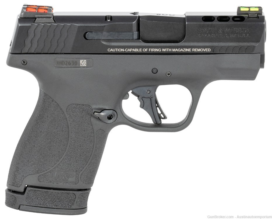 New Smith and Wesson PC M&P9 Shield Plus Ported TS 9mm NO CARD FEE -img-1