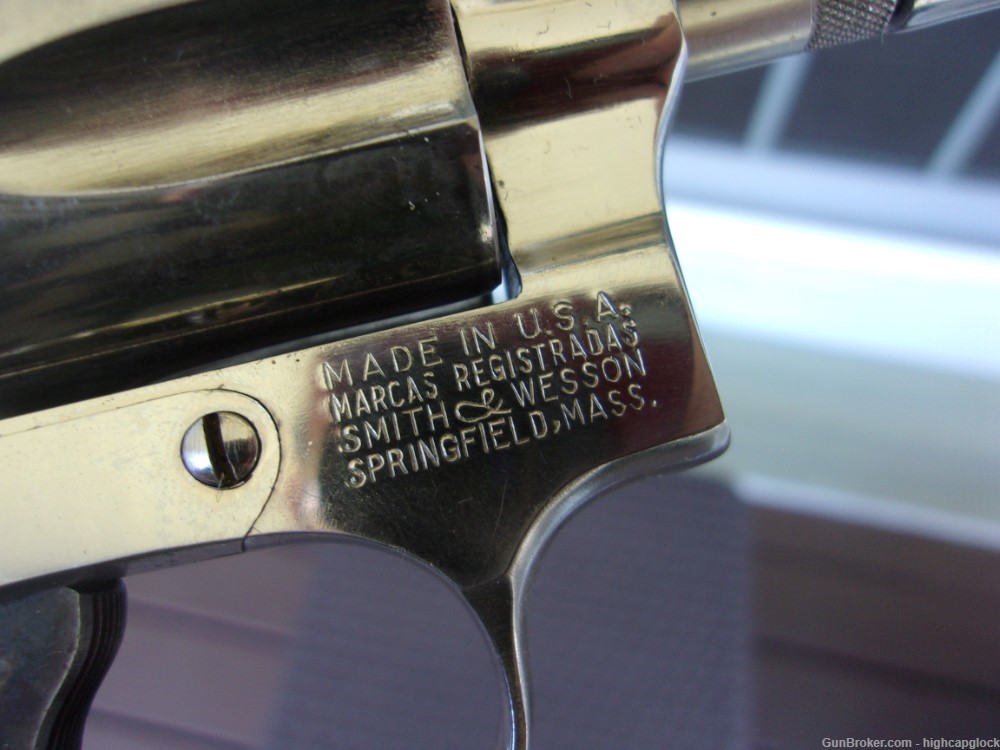 S&W Smith & Wesson 36 .38 Spcl 2" NICKEL Snub Nose PRE LOCK Nice $1START -img-7