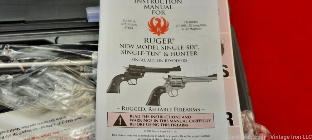 Ruger Single-Ten 10 shot .22lr single action 08100 stainless steel NIB! NR-img-8