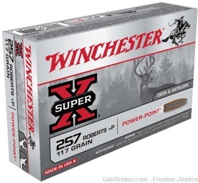 Winchester Super X .257 Roberts 117Gr Power Point 20rd Box-img-0