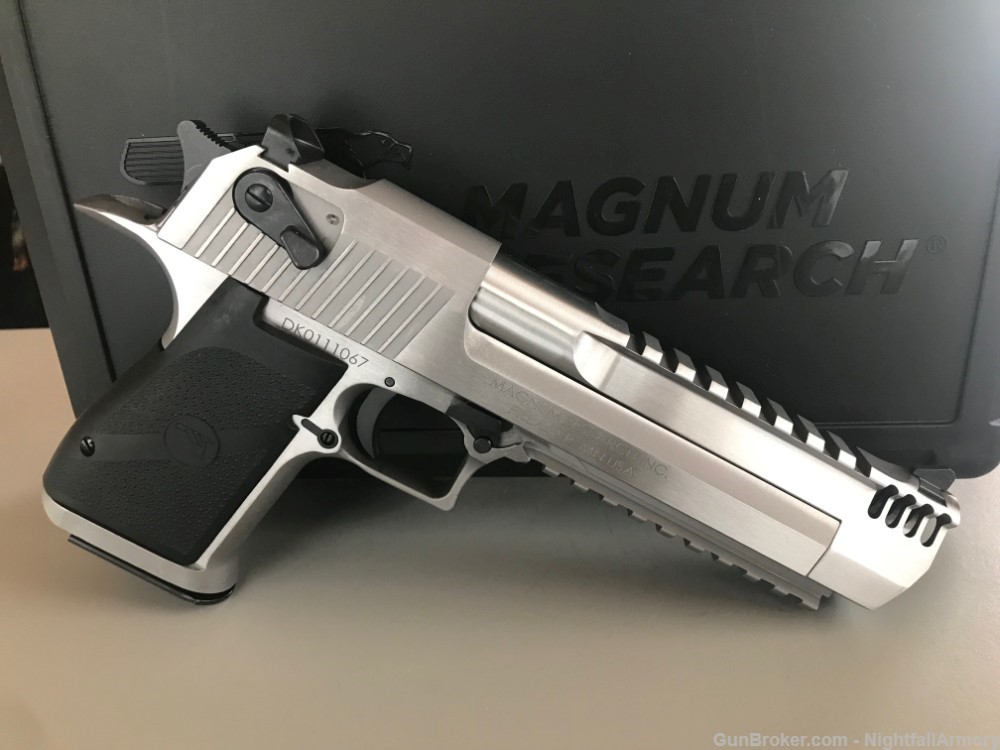Magnum Research Desert Eagle MKXIX .50AE Stainless 50 DE50SRMB Brake NR $ !-img-1