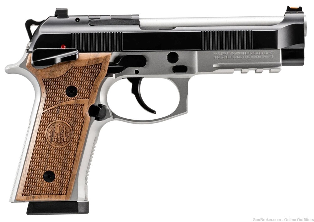 Beretta 92GTS Launch Edition 9mm 4.7" 15+1 OR Two-Tone J92XFMSDA15M1 92 GTS-img-0