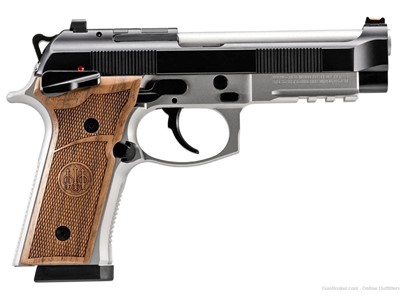 Beretta 92GTS Launch Edition 9mm 4.7" 15+1 OR Two-Tone J92XFMSDA15M1 92 GTS