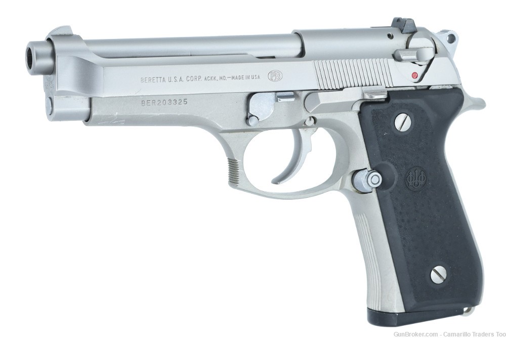 Beretta 92FS Inox "Ghost" 9mm w/ OEM Case & Outter Box-img-5