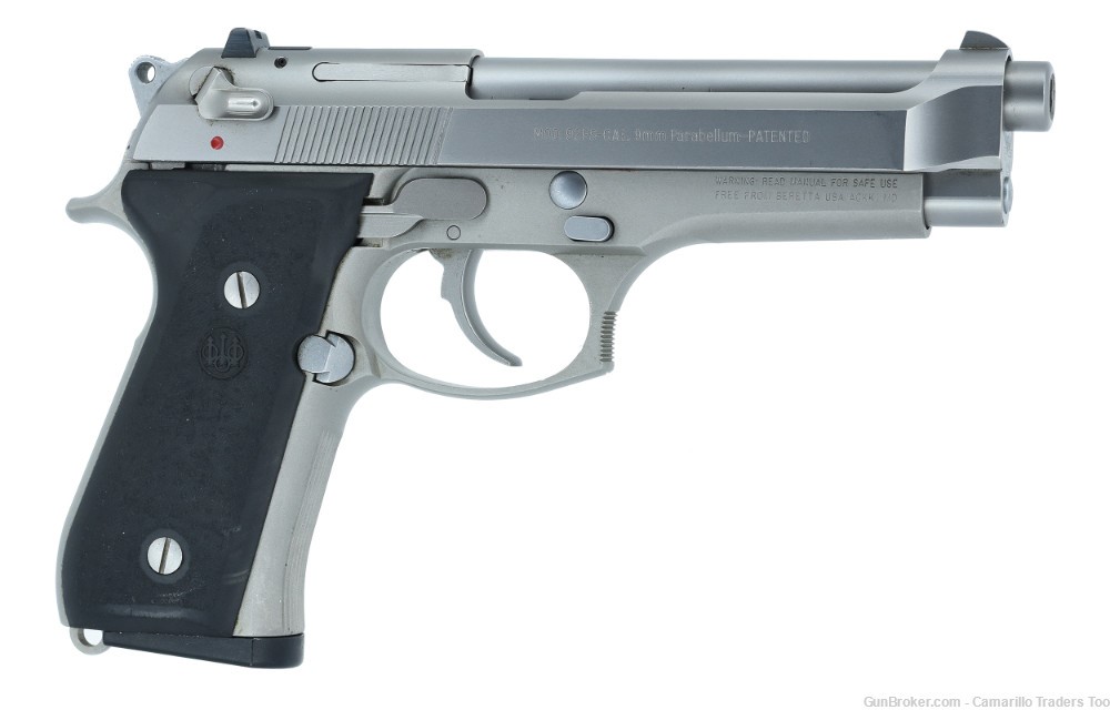 Beretta 92FS Inox "Ghost" 9mm w/ OEM Case & Outter Box-img-7