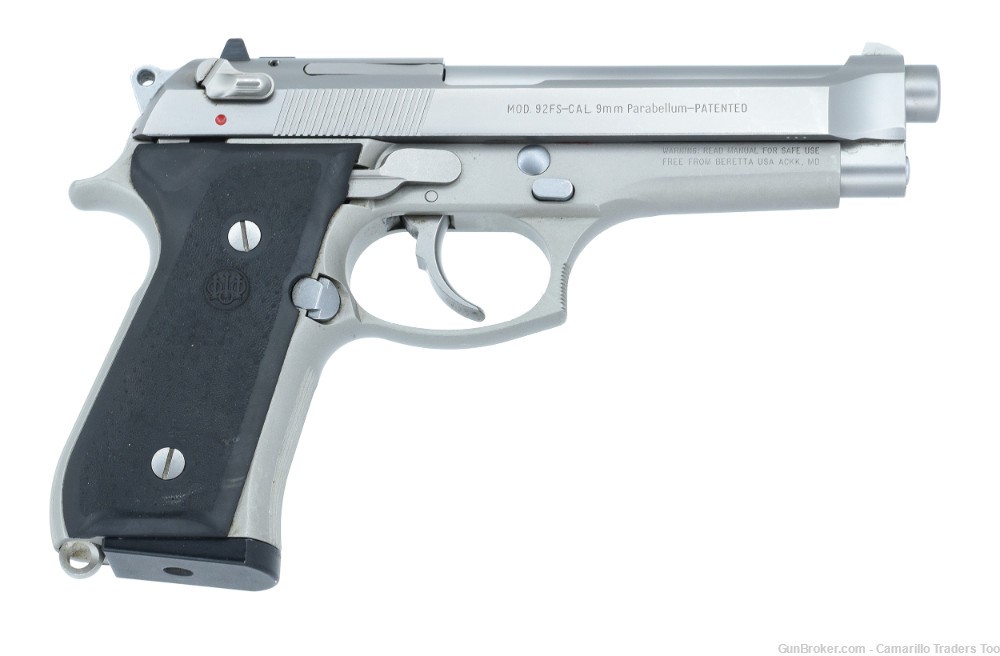 Beretta 92FS Inox "Ghost" 9mm w/ OEM Case & Outter Box-img-4