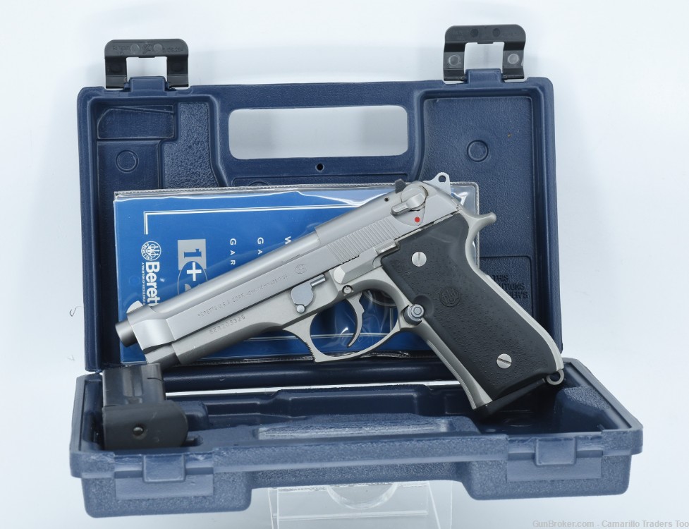 Beretta 92FS Inox "Ghost" 9mm w/ OEM Case & Outter Box-img-1