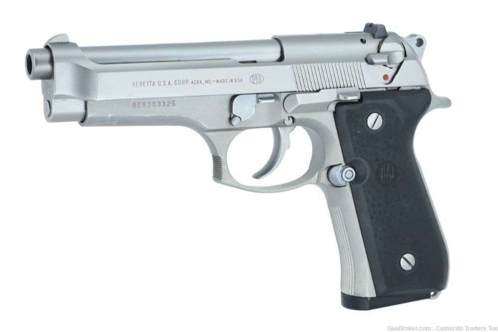 Beretta 92FS Inox "Ghost" 9mm w/ OEM Case & Outter Box-img-10