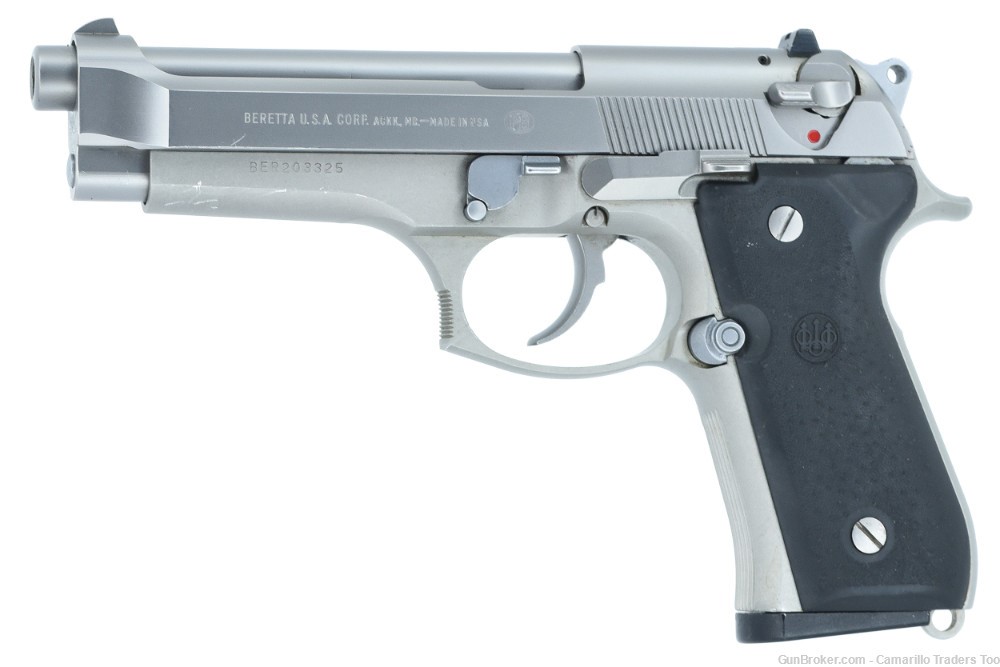 Beretta 92FS Inox "Ghost" 9mm w/ OEM Case & Outter Box-img-6