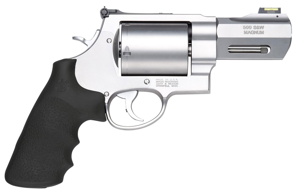 Smith & Wesson Model 500 HI VIZ Fiber Optic Revolver 500S&W Mag 3.5-img-1