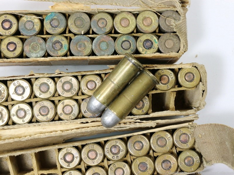 US Military Vintage 38 Long Ammunition Lot-img-4